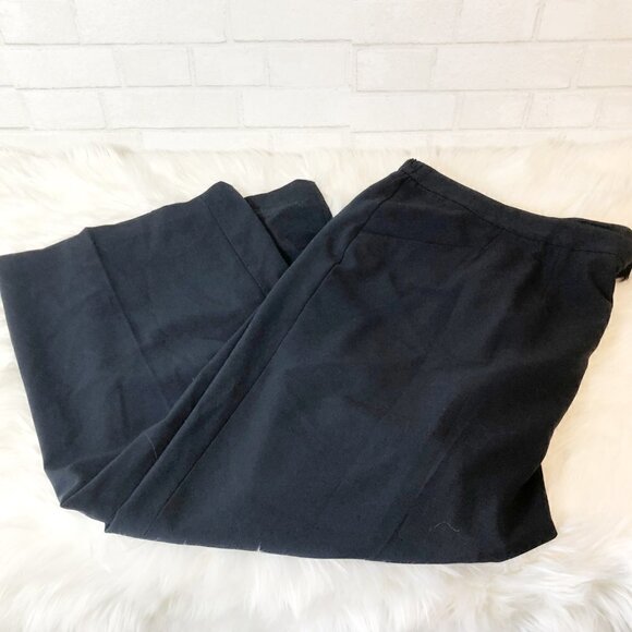 Maggie Barnes Navy Blue Dress Pants Classic Fit Elastic Women's Size 4X NWT - Picture 4 of 4